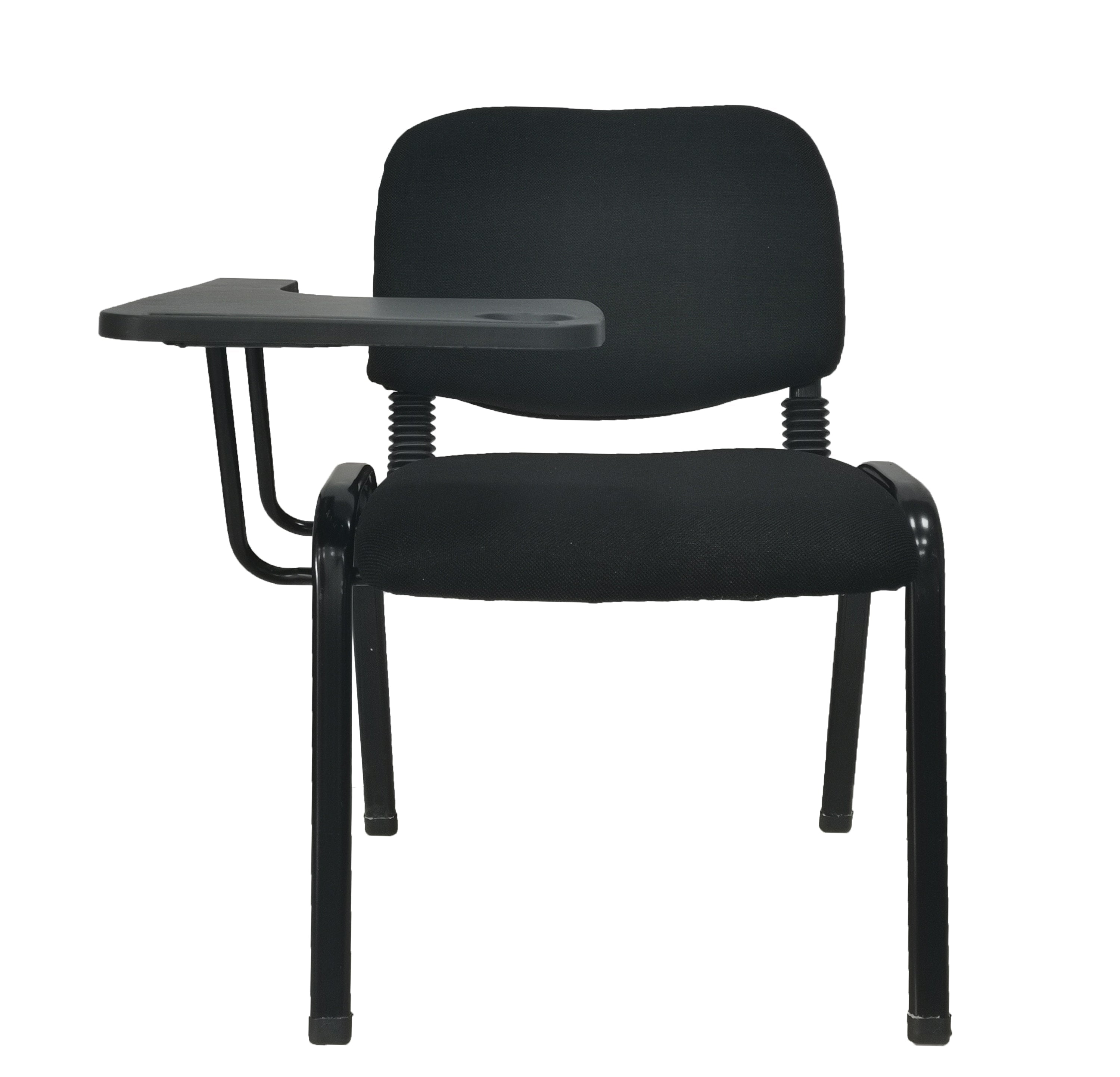 Lecture Chair with Table Top for Classroom Lecture Training Conference (Set of 6-Black)