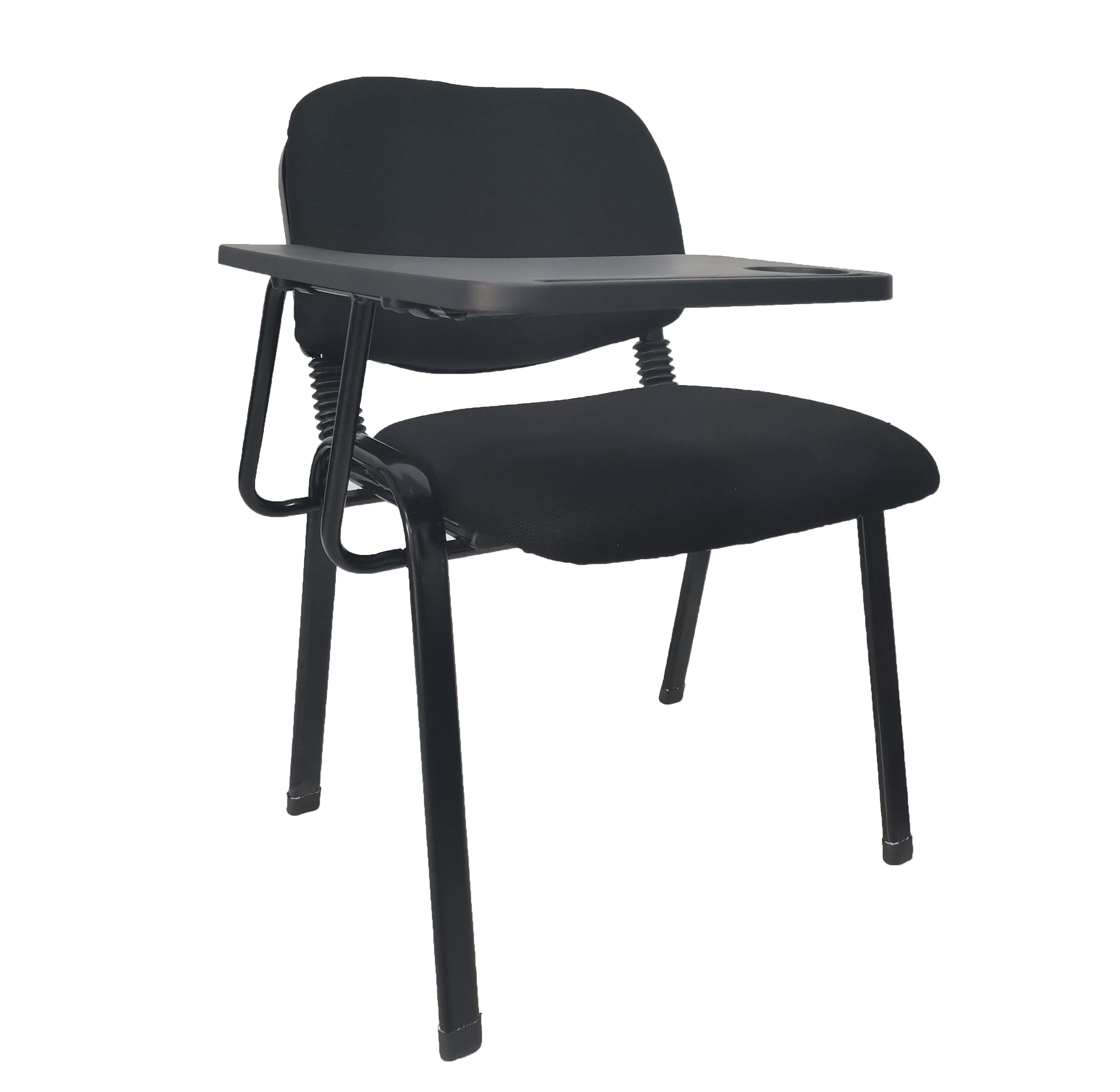 Lecture Chair with Table Top for Classroom Lecture Training Conference (Set of 6-Black)